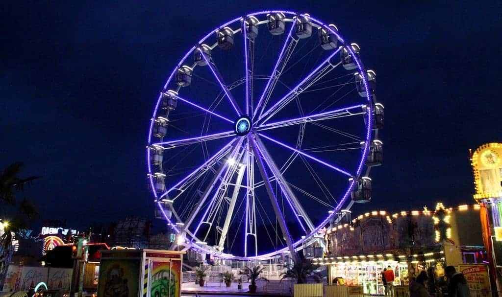 Riesenrad auf dem Berliner Herbstrummel.