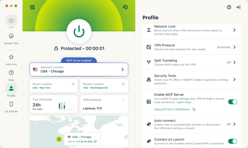 Toggle Enable MCP Server