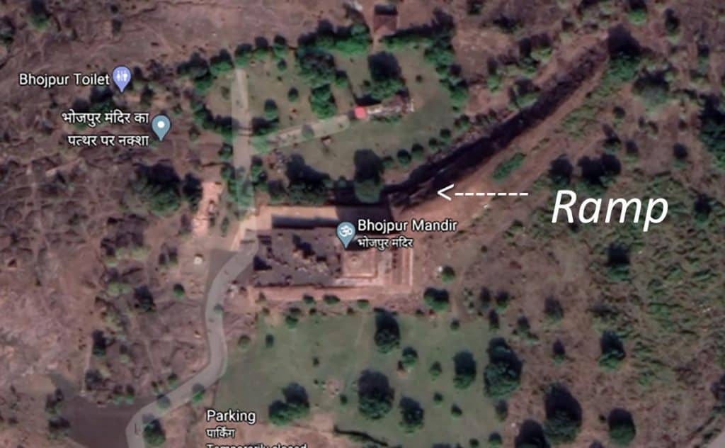 Impressive Unfinished Bhojeshwar Shiva Temple in Bhojpur 41 Bhojeshwar remnants of the ramp