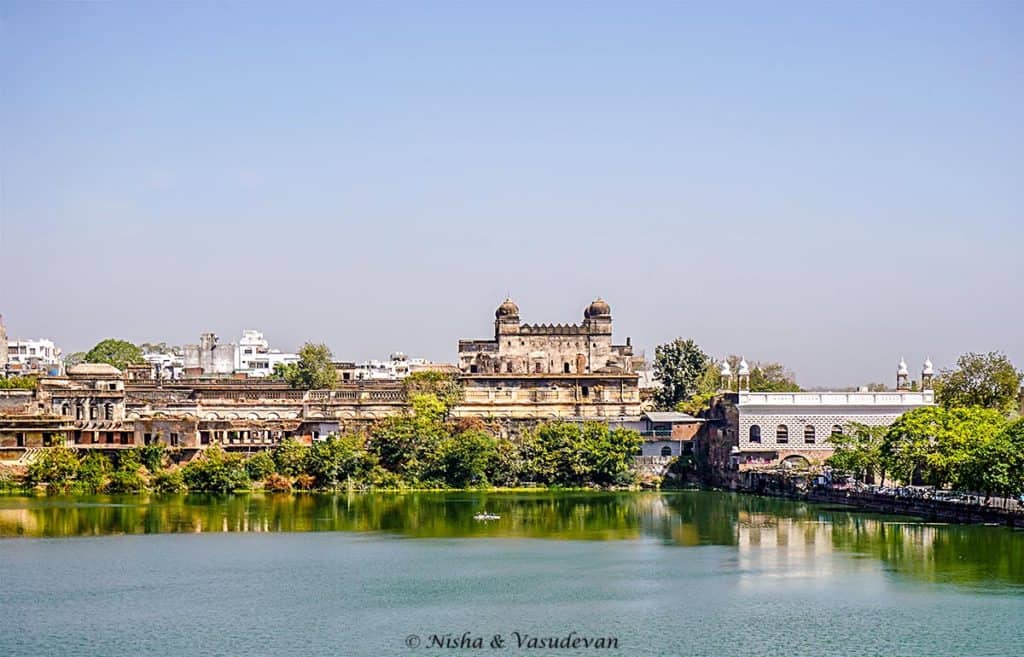 Taj Mahal reisdence of Nawab Begum Shah Jahan a beautiful view from Ta-ul-masajidf