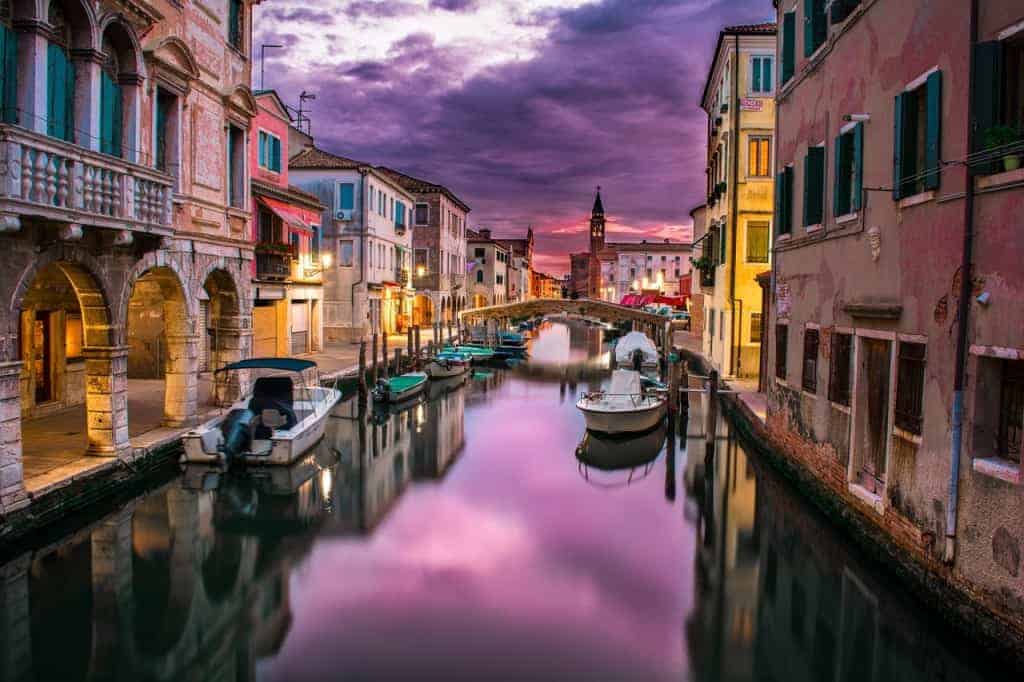 The famous Venice canals.