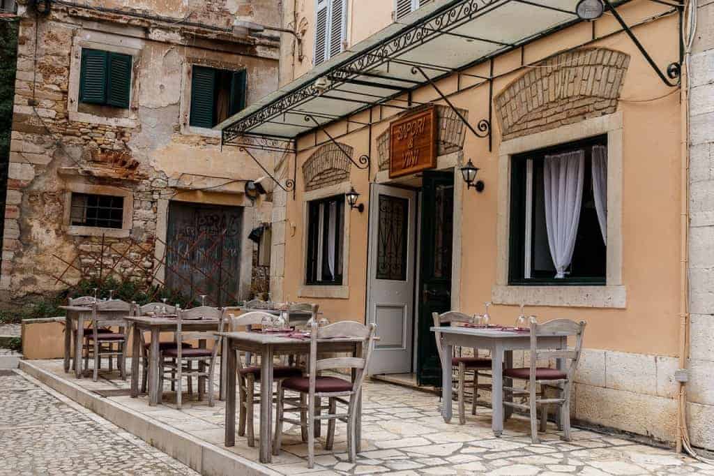 Sweet little Corfu cafe