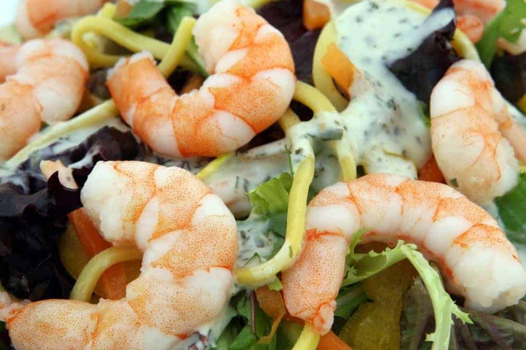 prawn linguine