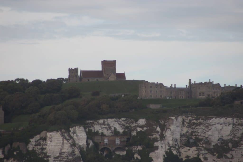 Dover Castle from the Disney Magic Transatlantic Cruise