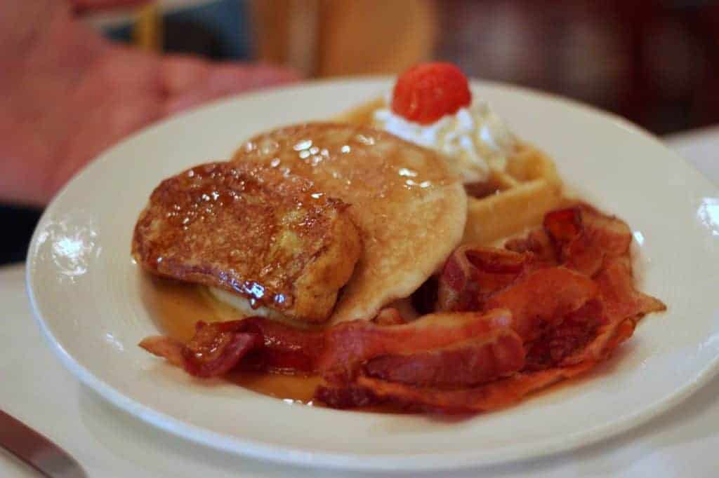 Disney Cruise Line Trio Breakfast at Lumieres on the Disney Magic Westbound Transatlantic cruise