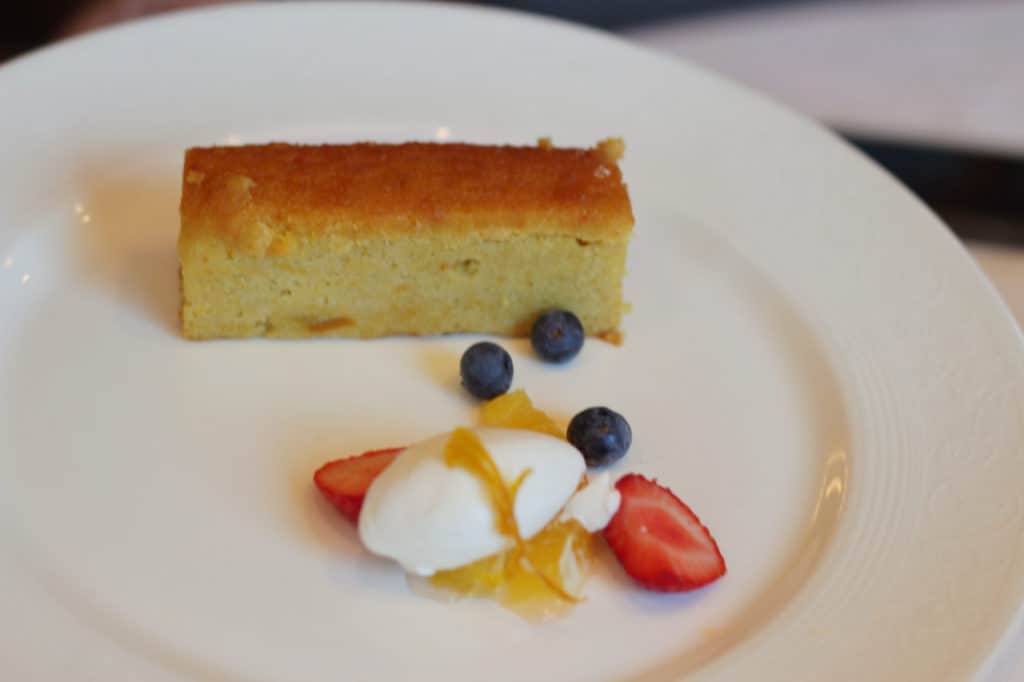 Citrus Almond Cake Disney Magic Lunch Transatlantic Cruise