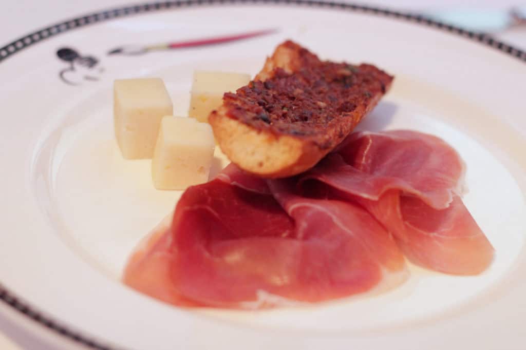 Sliced Serrano Ham Animators Palate Disney Magic Transatlantic Cruise