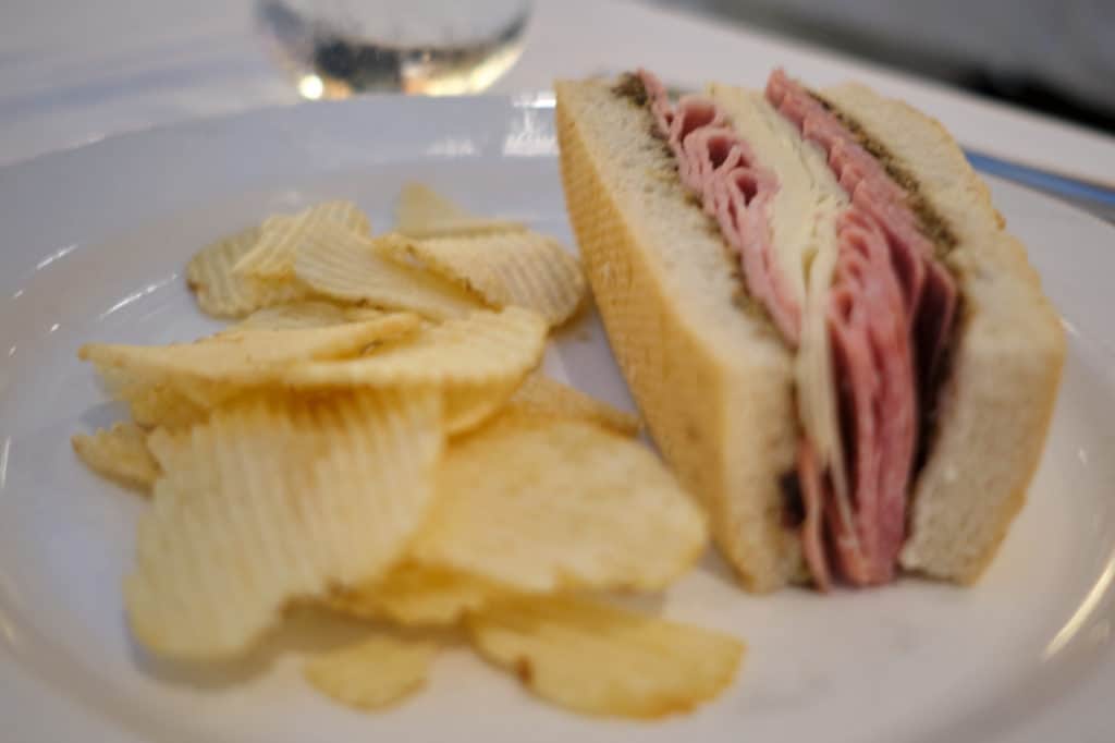 Muffuletta Sandwich at Triton's Disney Wonder Lunch