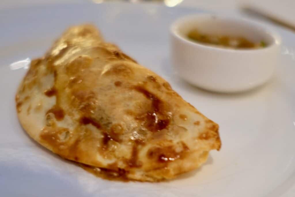 Disney Cruise Embarkation Lunch Beef Empanadas with Red Chimichurri