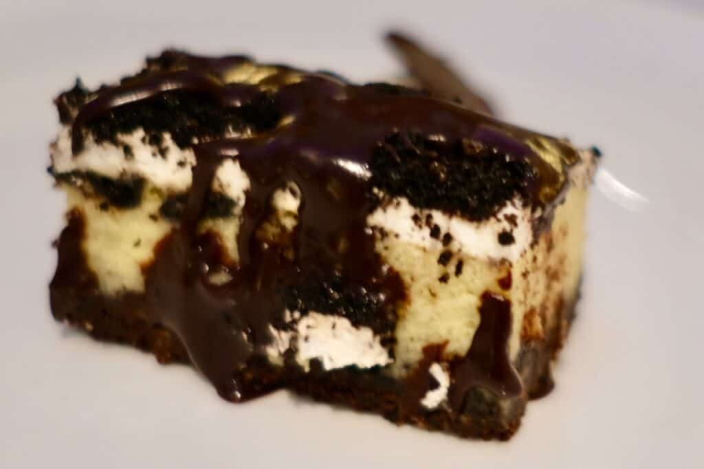 Disney Cruise Embarkation Lunch Cookies 'N Cream Cheesecake