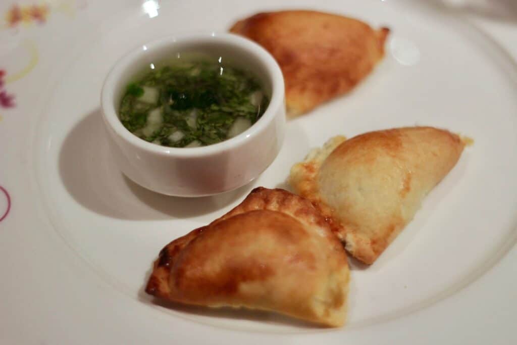 Disney Cruise World of Flavor Menu Argentinian Empanadas