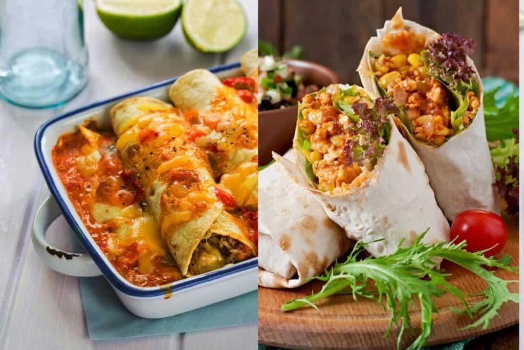 Difference Between Enchilada And Burrito