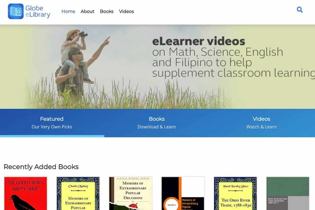 Globe e-library website I You Create Iloilo I Glory Moralidad I Iloilo Blogger