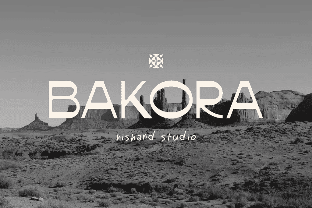 Bakora Font Duo for Health and Wellness Industries