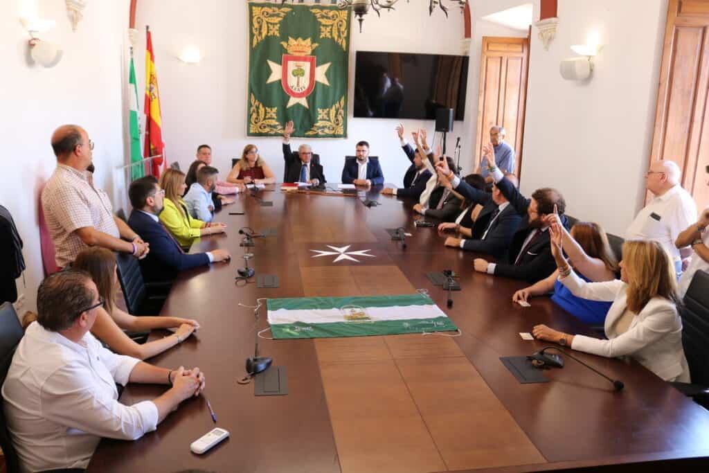 Lora del Río - LoradelRio.NeT - Toma de Posesión de Antonio Miguel Enamorado reelegido alcalde de Lora del Río tomaposesion233