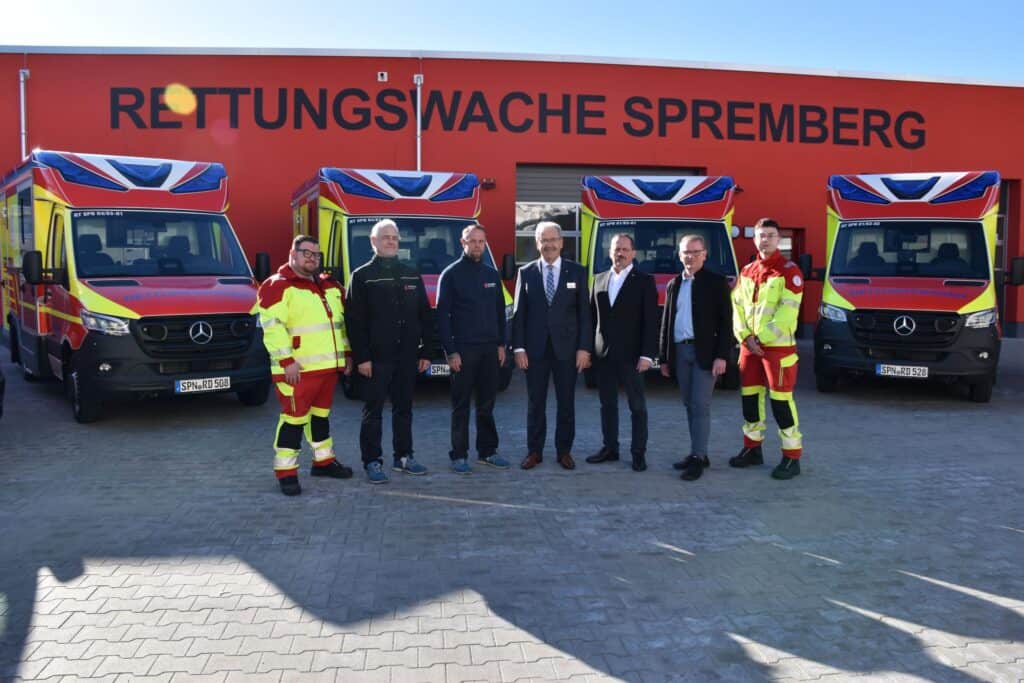 Vier neue Rettungstransportwagen im Landkreis Spree-Neiße