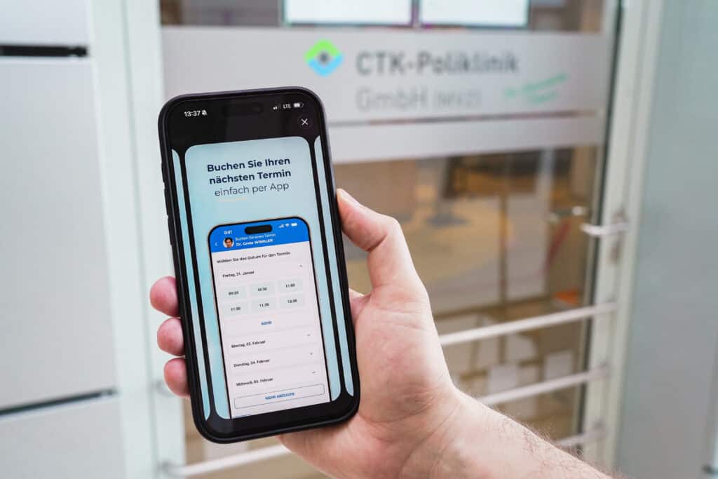CTK Poliklinik mit mehr Service durch Digitalisierung