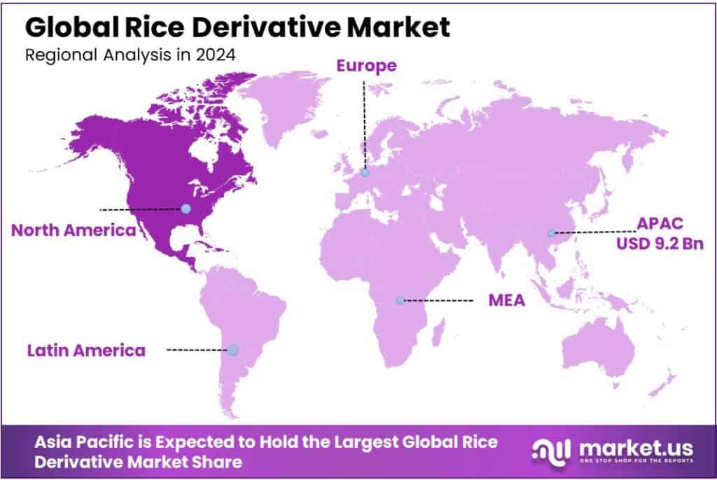 Rice Derivative Market Regional Analysis