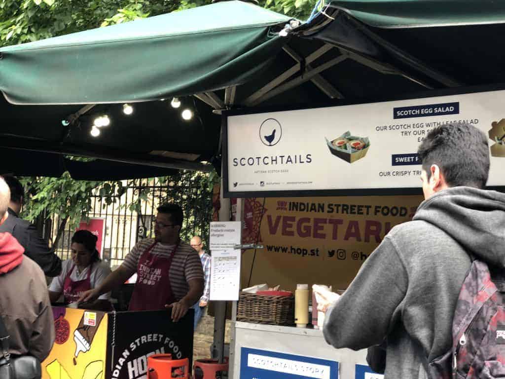 Scotch eggs at the Borough Market