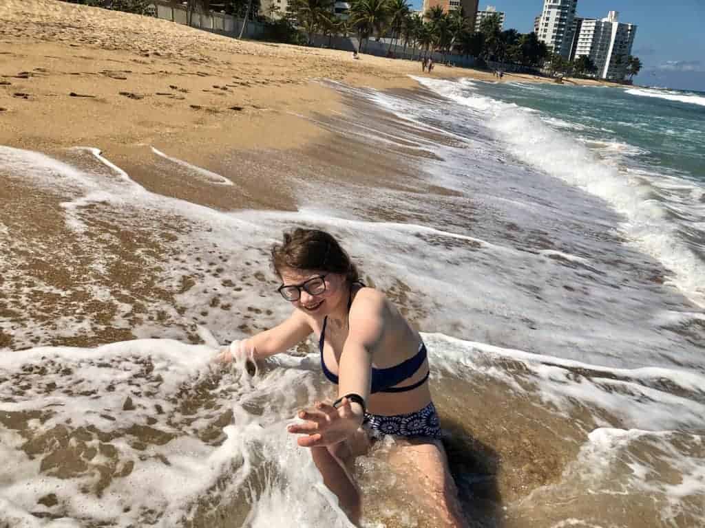 Big Waves at San Juan Beach