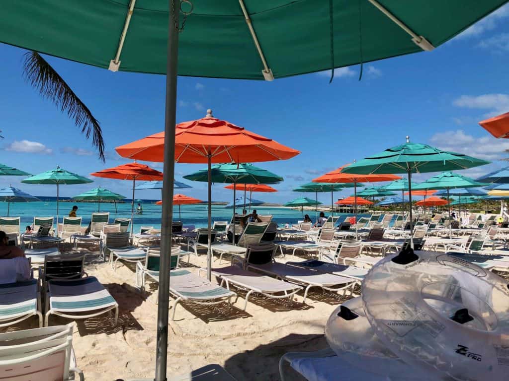 Loungers Castaway Cay