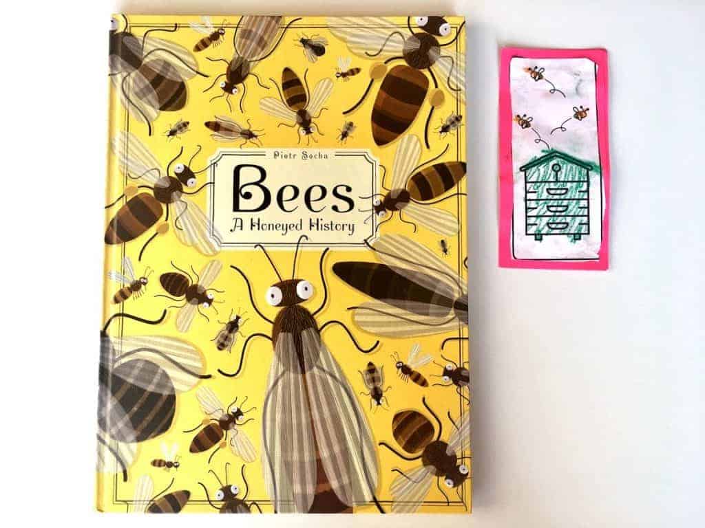 Beehive Bookmark and book