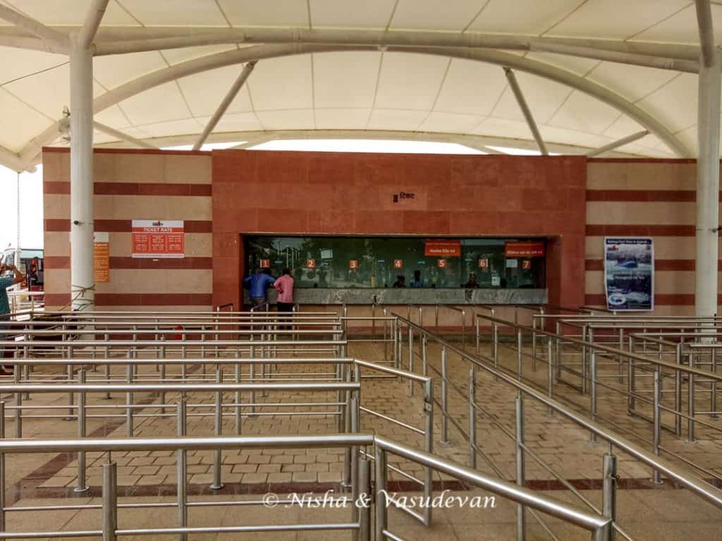 Guide to Sardar Patel Statue of Unity 15 Ticketing Booths near SOU parking lot