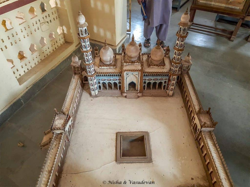 3D model of tajul masajid the largest mosque in india