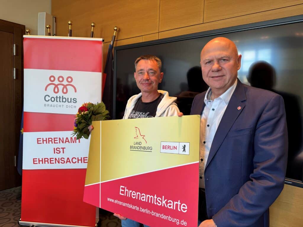 Ehrenamtskarte Cottbus: Zusätzliche Wertschätzung ehrenamtlicher Arbeit