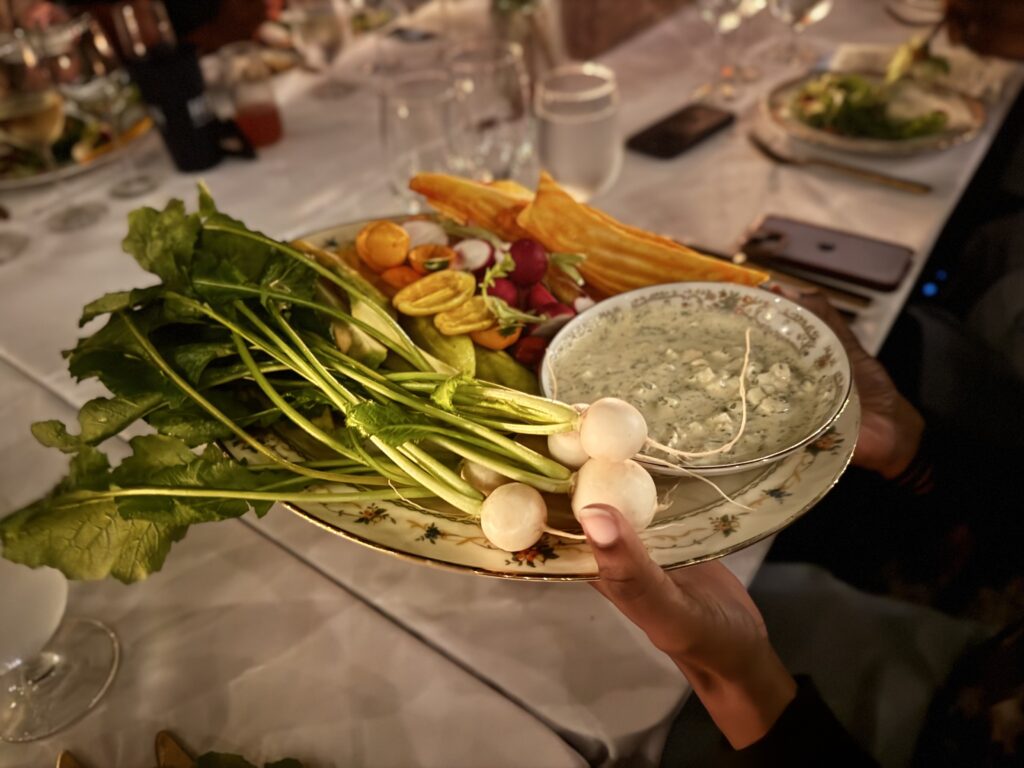 Dinner at Lovelace farms during Southbound Festival week