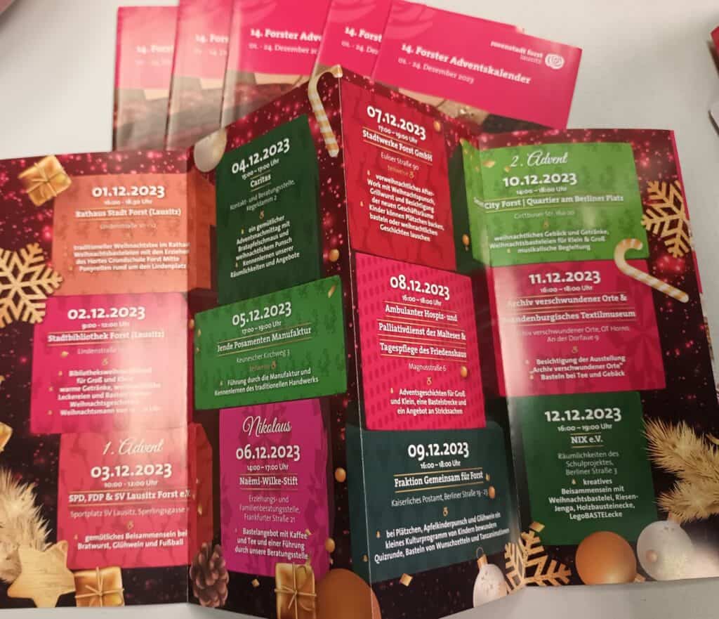 Start des 14. Forster Adventskalenders