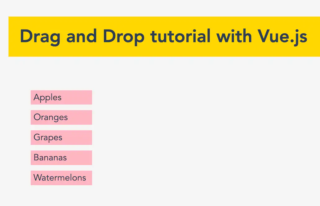 Handling Drag and Drop Events in VueJS 1 Handling drag and drop events using Vue JS