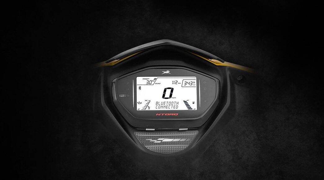 TVS NTorq BS6 - Gaming Console Inspired Meter