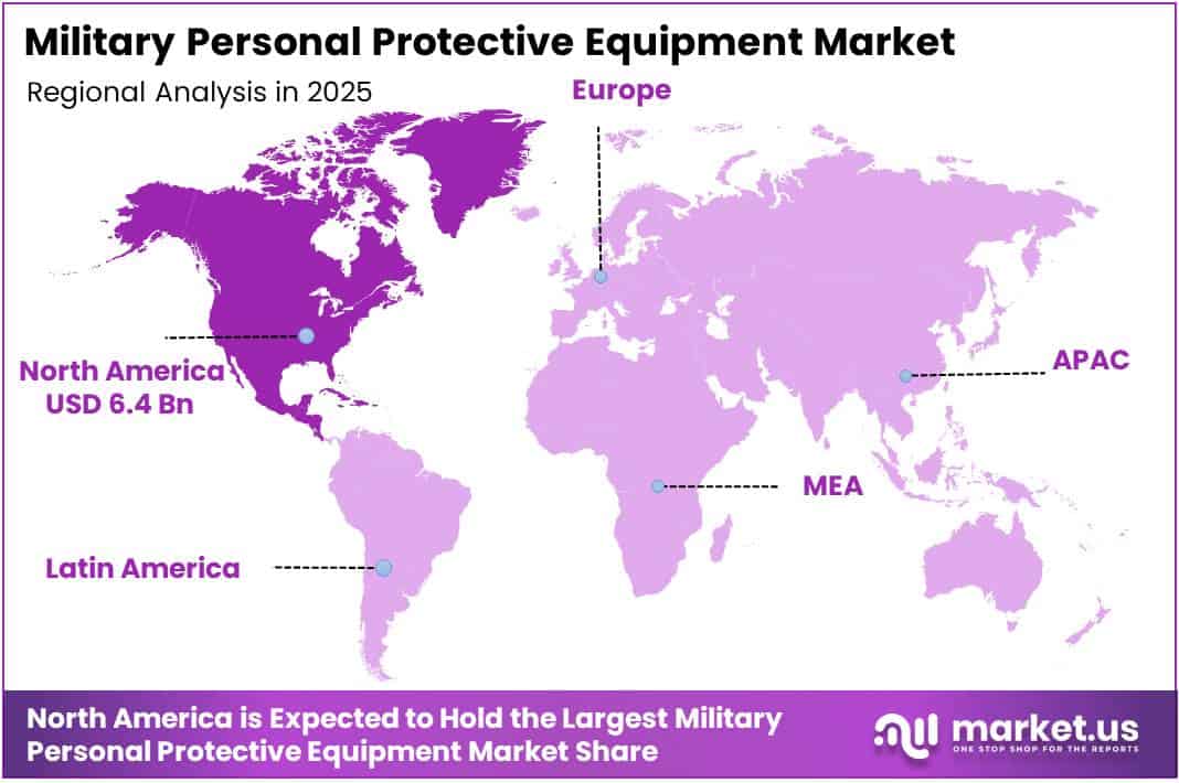 Military Personal Protective Equipment Market Regional Analysis