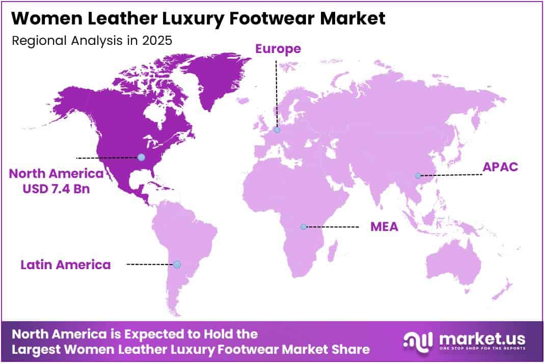 Women Leather Luxury Footwear Market Regional Analysis