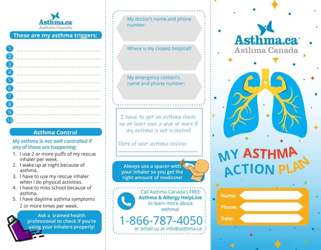 Asthma Action Plan _ Asthma Canada