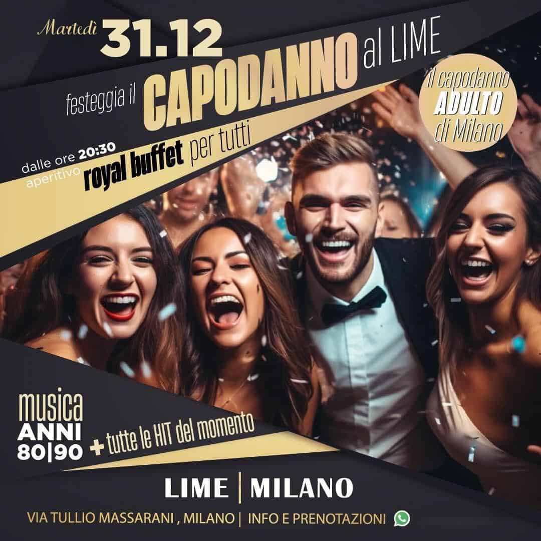 LIME MILANO CAPODANNO 2025 Info e prenotazioni