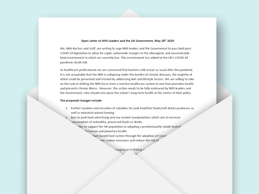 Open Letter to NHS Leaders and the UK Government