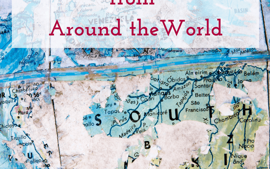 world map with text Comrades Marathon Women Runners from Around the World
