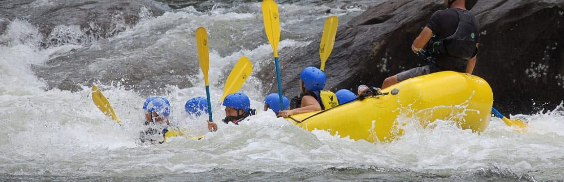 white water rafting