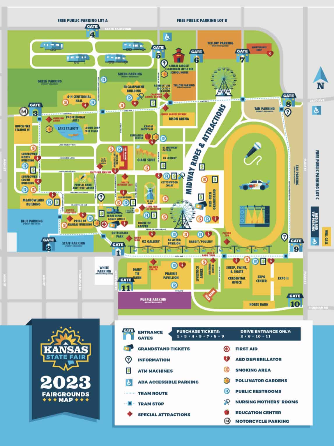 Kansas State Fair Map 2023