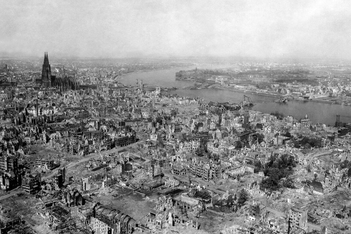 Cologne after the end of the Second World War