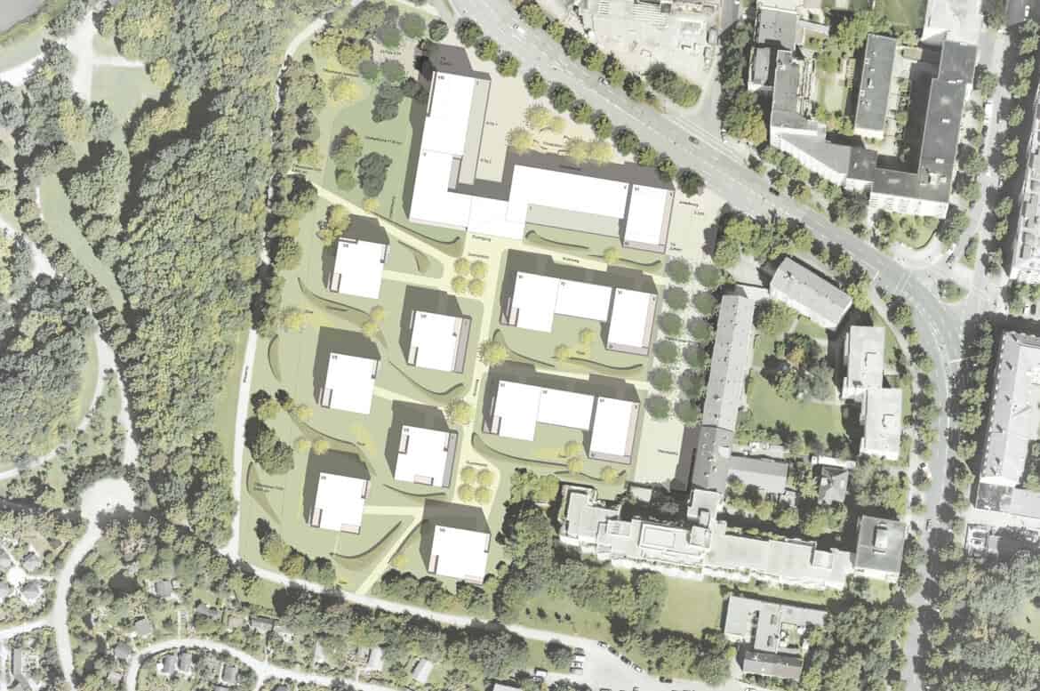 Bild: Entwurf Wohnen am Westpark, Planung: © ver.de