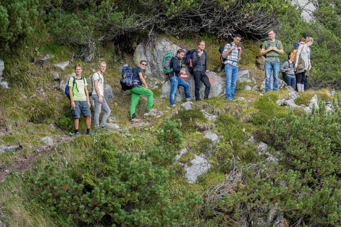 Bild: Pause auf dem Wanderweg, Foto © ver.de