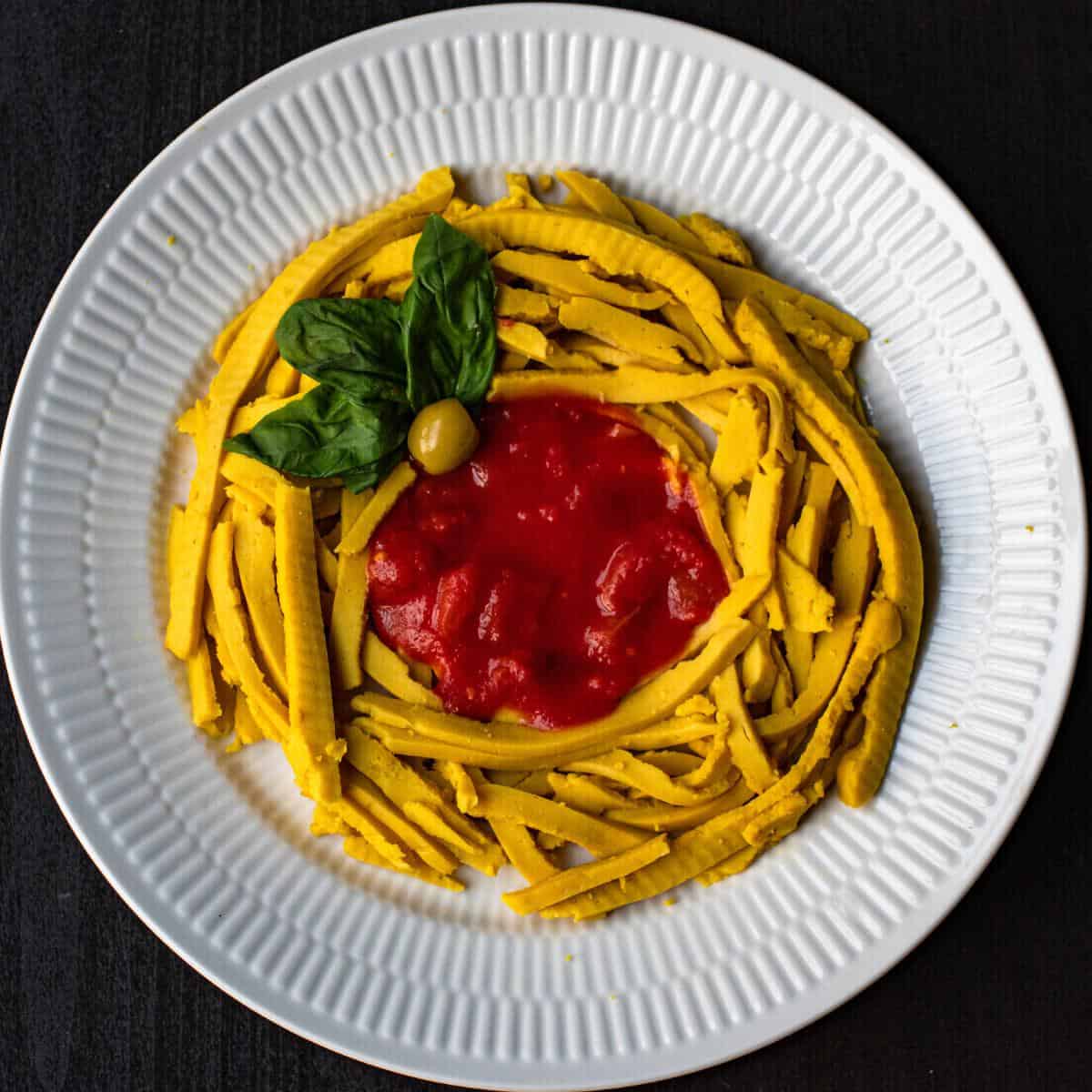 chickpea noodles