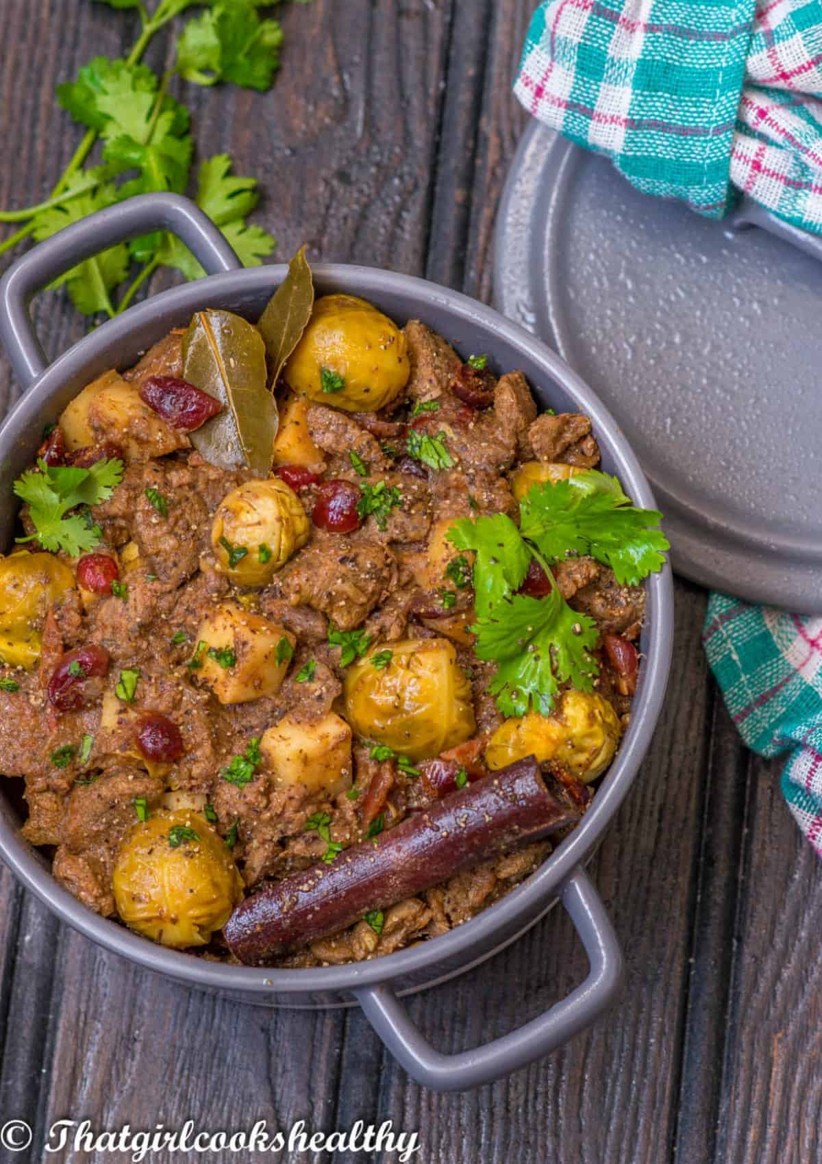 Slow Cooker Lamb Stew (Gluten free, Low Carb) That Girl Cooks Healthy