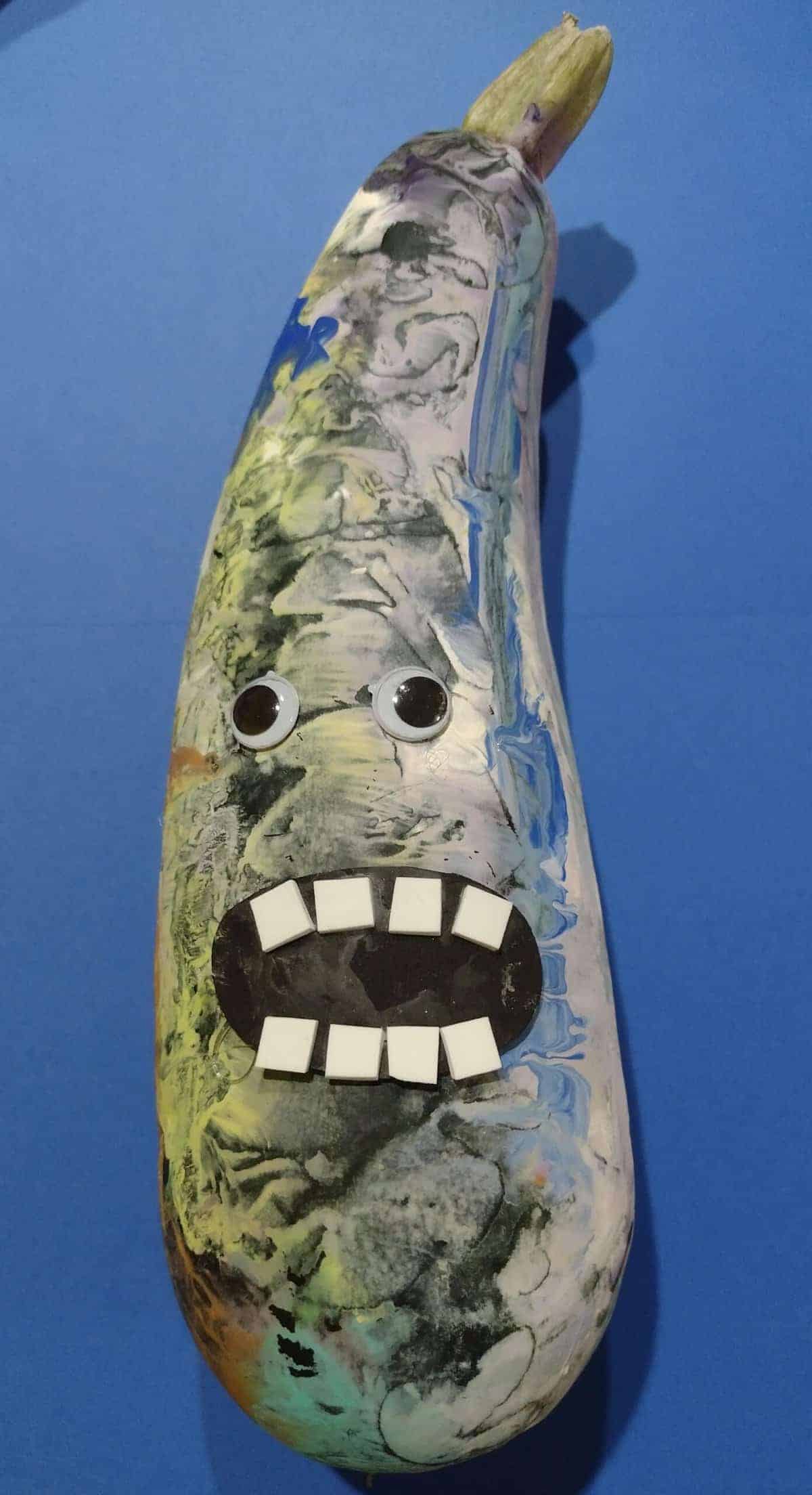 Zucchini Painting: A Simple Alternative to Pumpkin Carving