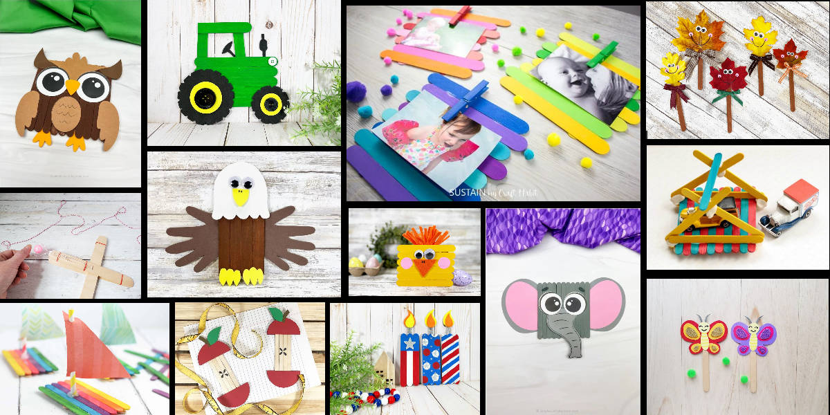 20+ Fun Popsicle Stick Crafts for Kids