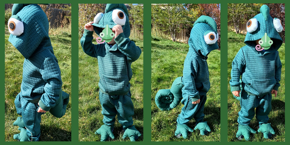 Simple DIY Chameleon Pascal Costume