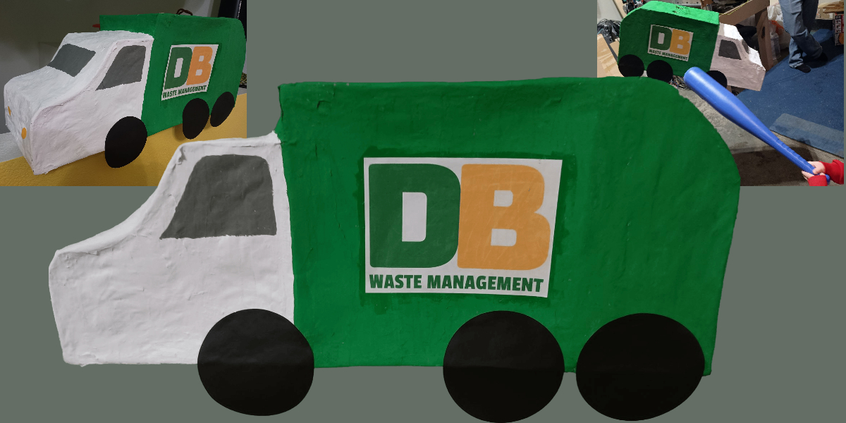 How to Make a Garbage Truck Pinata